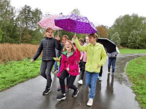 Schüler der Ev. Oberschule Belgern-Schildau auf einem Ausflug.