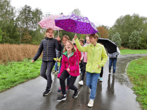 Schüler der Ev. Oberschule Belgern-Schildau auf einem Ausflug.