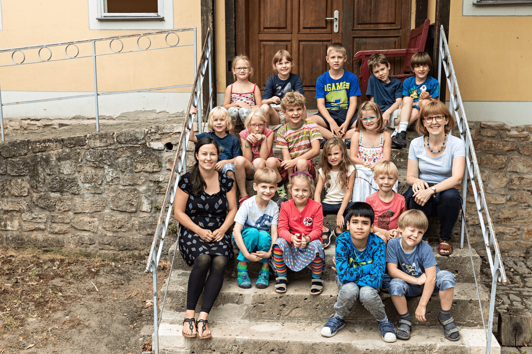 Die Schüler*innen der evangelische Grundschule Jena.