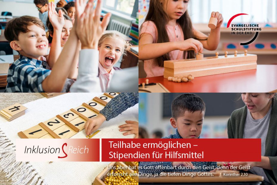 Inklusives Förderprogramm in 2022 der ESS EKD: Teilhabe ermöglichen - Stipendien für Hilfsmittel