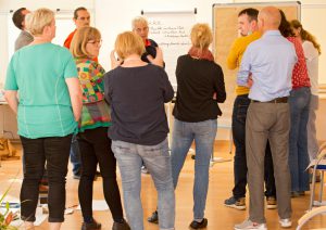 So gelingt Schulleitung: Beim zweiten Modul des Seminars „Führen und entwickeln einer (inklusiven) Schule in evangelischer Trägerschaft“ der ESS EKD mit Thomas Oertel ging es vor allem um Kommunikation.