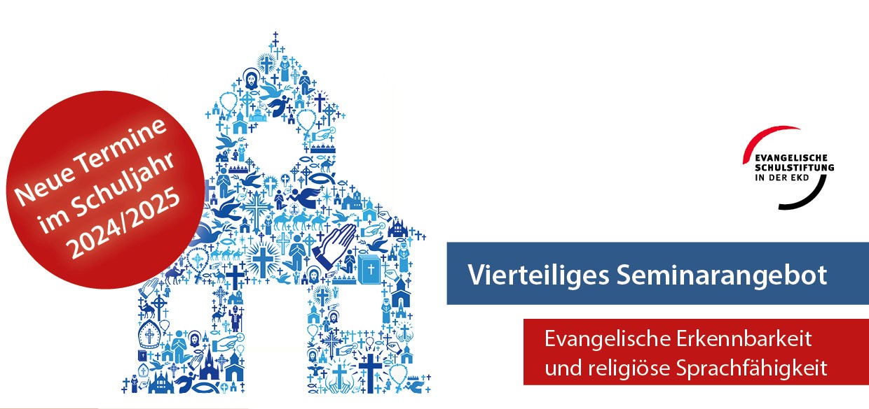 Die Seminarreihe "Evangelische Erkennbarkeit und religiöse Sprachfähigkeit", die in den letzten Jahren stark nachgefragt wurde, wiederholt die ESS EKD ab September 2024 mit neuen Terminen.
