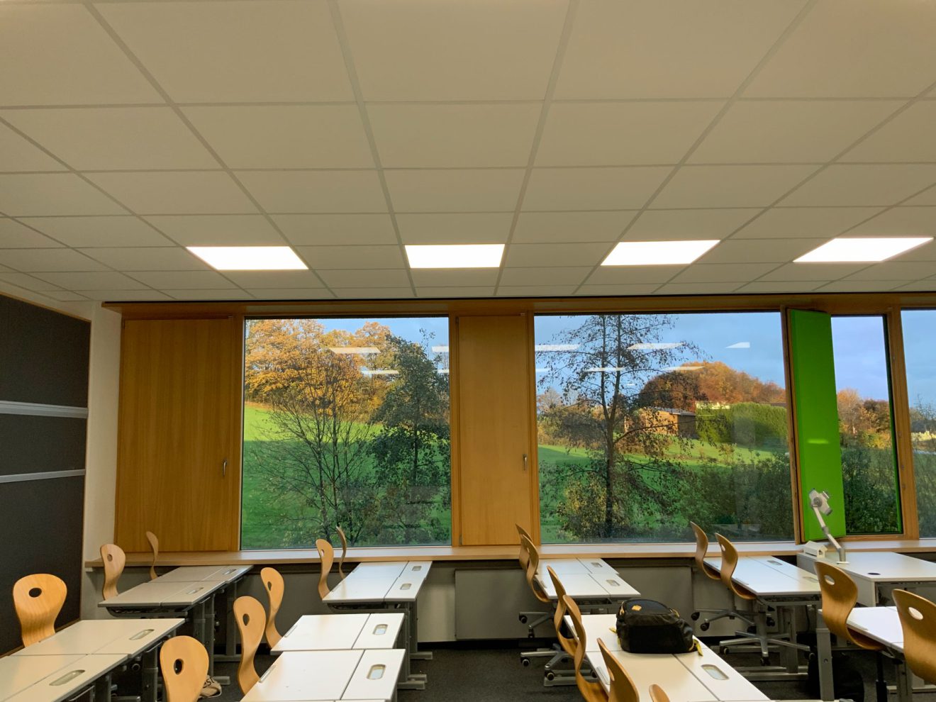 Mit unserer Förderung "Umbau inklusive" konnte das evangelische Gymnasium Bad Marienberg die Hörakustik in einem Raum für hörbeeinträchtigten Schüler*innen verbessern.